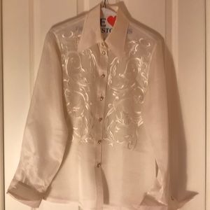 Vintage Escada embroidered blouse